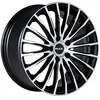 Image de Mak Fatale Noir usiné visage 7,5 x 17 ET41 5 x 110 hub Alésage 65.1 jantes en alliage