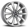 Image de Mak Loup Argent 7 x 18 Et43 5 x 112 hub Alésage 57.1 jantes en alliage