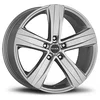 Image de MAK STONE 5 3 JANTES SILVER 6.5x15 5X160