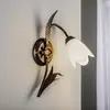 Image de ONLI Applique murale Sonia à 1 lampe, bronze