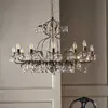 Image de ONLI Lustre Teresa, à 12 lampes, couleur bronze, cristal