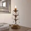 Image de ONLI Lampe à poser Teresa avec cristaux, sans abat-jour