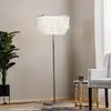 Image de ONLI Lampe sur pied Makani, chrome, avec décor coquillage