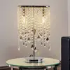 Image de ONLI Lampe à poser Laila avec pendeloque en cristal à 2 lampes
