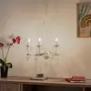 Image de ONLI Applique murale en cristal Teresa, ivoire à 3 lampes