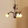Image de ONLI Suspension Lucrezia à 3 lampes, bronze