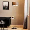 Image de ONLI Lampe sur pied Pongo avec abat-jour en tissu et tablette