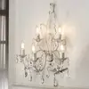 Image de ONLI Applique murale en cristal Teresa, ivoire à 5 lampes