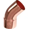 Image de Raccord cuivre coudé 45 degrés à souder - Mâle/femelle - Diamètre 10 mm