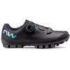 Image de Northwave Hammer Plus Femme - Chaussures vélo VTT Semelle Jaws Evo adhérence Respirantes Fermeture SLW3 Velcro Confort Maintien précis, Noir EU 40