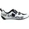 Image de Northwave Tribute Carbon - Chaussures Triathlon vélo Route Semelle Morph Carbon rigidité 13 Respirantes Double Velcro Transition Rapide, Blanc EU 48