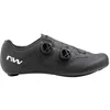 Image de Northwave Extreme Plus Chaussures vélo Route Carbone Powershape Semelle rigidité 15 Respirantes Double SLW3 Ajustement précis Cyclisme, Black/White EU 43