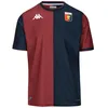Image de Kappa Kombat Home Genoa ACT Jersey | Red DK Dahlia/Blue DK | Size S (FR/ES, Alpha/Lettres, TG, Taille Normale, Taille Normale, Red DK Dahlia/Blue DK)