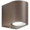 Image de F.A.N. Europe Applique d'extérieur ONE, couleur bronze, hauteur 8 cm, métal, IP54