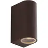 Image de F.A.N. Europe Applique d'extérieur One, couleur bronze, hauteur 13 cm, IP54, à 2 lampes.