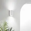 Image de F.A.N. Europe Applique d'extérieur ONE, blanche, hauteur 13 cm, métal IP54, à 2 lampes.
