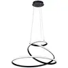 Image de Luce Ambiente Design Suspension LED COASTER, noir, Ø 60 cm, métal, CCT