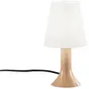 Image de Luce Ambiente Design Lampe de table BINGO Lumetto, couleur boue/blanc, hauteur 24,5 cm