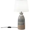 Image de Luce Ambiente Design lampe à poser Navajo, hauteur 49 cm, multicolore/blanc, céramique/tissu