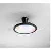 Image de INTEC Ventilateur de plafond LED Condor, noir, Ø 106 cm, CCT RVB, silencieux
