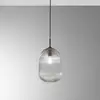 Image de Luce Ambiente Design Suspension DUKE, grise, Ø 21 cm, verre