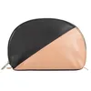 Image de DUDU Trousse de Maquillage Pochette en Cuir de Voyage avec Fermeture Multicolore Noir