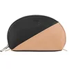 Image de DUDU Mini Sac à Main en Cuir, Trousse de Maquillage de Voyage, Petit Sac à Main à Fermeture éclair, Design coloré Rose Noir
