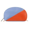 Image de DUDU Mini Sac à Main en Cuir, Trousse de Maquillage de Voyage, Petit Sac à Main à Fermeture éclair, Design coloré Bleu Pastel