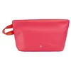 Image de DUDU Trousse de Toilette Femme Homme en Cuir avec Fermeture Zip, Grand Vanity-Case aux Couleurs Vives, idéal pour Les Voyages, la Salle de Sport, Le Spa, intérieur Hydrofuge Framboise