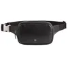 Image de DUDU Sac banane en cuir pour homme avec sangle abdominale réglable, sac banane coloré à poche unique avec fermeture éclair, support pour téléphone portable, sac de voyage, sac banane pour scooter, mot
