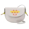 Image de DUDU Sac à Bandoulière pour Femme avec Rabat en Cuir Véritable, Petit Sac à Bandoulière avec Rabat à Bouton Magnétique, Sac à Main Pearl Mosaic