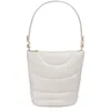 Image de DUDU Sac d'épaule Femme avec bandoulière matelassée en Cuir Nappa, Grand Sac avec Fermeture éclair et Double bandoulière, Design élégant Perla