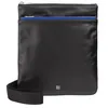 Image de DUDU Sac en Cuir pour Homme, Sac à bandoulière à Fermeture Éclair pour Homme, Sac de Voyage et de Loisir, Sangle réglable Noir