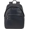 Image de DUDU Sac à dos en cuir pour hommes et femmes, support PC jusqu'à 15,6" MacBook 16 pouces, sac à dos de voyage 20 litres, sac à dos de travail ou de bureau affichant un design essentiel et élégant Navy