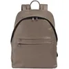Image de DUDU Sac à dos en cuir pour hommes et femmes, support PC jusqu'à 15,6" MacBook 16 pouces, sac à dos de voyage 20 litres, sac à dos de travail ou de bureau affichant un design essentiel et élégant Taup