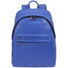 Image de DUDU Sac à dos en cuir pour hommes et femmes, support PC jusqu'à 15,6" MacBook 16 pouces, sac à dos de voyage 20 litres, sac à dos de travail ou de bureau affichant un design essentiel et élégant Bleu