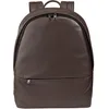 Image de DUDU Sac à dos en cuir homme femme porte PC 15L - élégant sac à dos de voyage et de travail avec poche rembourrée pour ordinateur portable (jusqu'à 13"), bretelles réglables et design compact Coffee