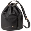 Image de DUDU Borsa a Secchiello Donna in Pelle Grande Con Tracolla Regolabile e Chiusura a Coulisse - Borsa Elegante, Spaziosa e Pratica per USO Quotidiano e Occasioni Speciali Noir Rose, Rose noire., 19,00