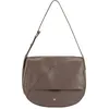 Image de DUDU Borsa Donna Grande in Vera Pelle Con Patta Davanti, Borsa a Tracolla Regolabile e Chiusura a Patta Con Bottoni Magnetici - Elegant e Pratica per Ogni Occasione Taupe, taupe, 34,00
