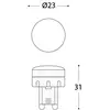 Image de Fumagalli Ampoule LED G9 1,7 W, 170 lm, 3 000 K