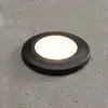 Image de Fumagalli Luminaire encastrable LED Aldo, rond, noir/transparent, 3 000 K