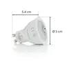 Image de Fumagalli Réflecteur LED GU10 CCT, 3,5 W, 366 lm