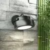 Image de Fumagalli Spot en saillie Tommy rond noir 1 lampe 10 W CCT