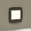 Image de Fumagalli Lampe encastrable LED Leti 100 Square noire 3W CCT