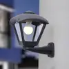Image de Fumagalli Applique d'extérieur Nardo/Dario noir, diffuseur clair E27 CCT