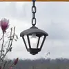 Image de Fumagalli Suspension d'extérieur Sicar/Dario noir, diffuseur transparent, E27 CCT