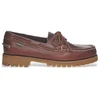 Image de Sebago pour homme. 7001HU0 Ranger Chaussures de bateau en cuir cireux marron (44), Plat, 1 à 3 cm, Lacets, Casuel