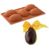 Image de Moule demi-oeufs de Pâques en silicone Silikomart