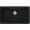Image de Elleci LGF36040 Granito Évier 1 bac Noir 790 x 430 mm 24 cm 3,5 cm