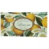 Image de Citron - Coffret cadeau avec 3 savons naturel de 125g - avec décoratif gravés - Savon de Fiorentino italienne